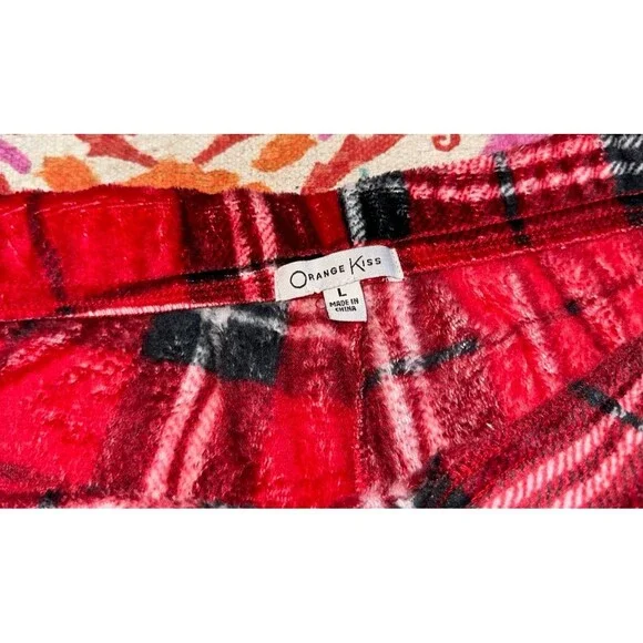 Fleece red pants NWT - Picture 3 of 4